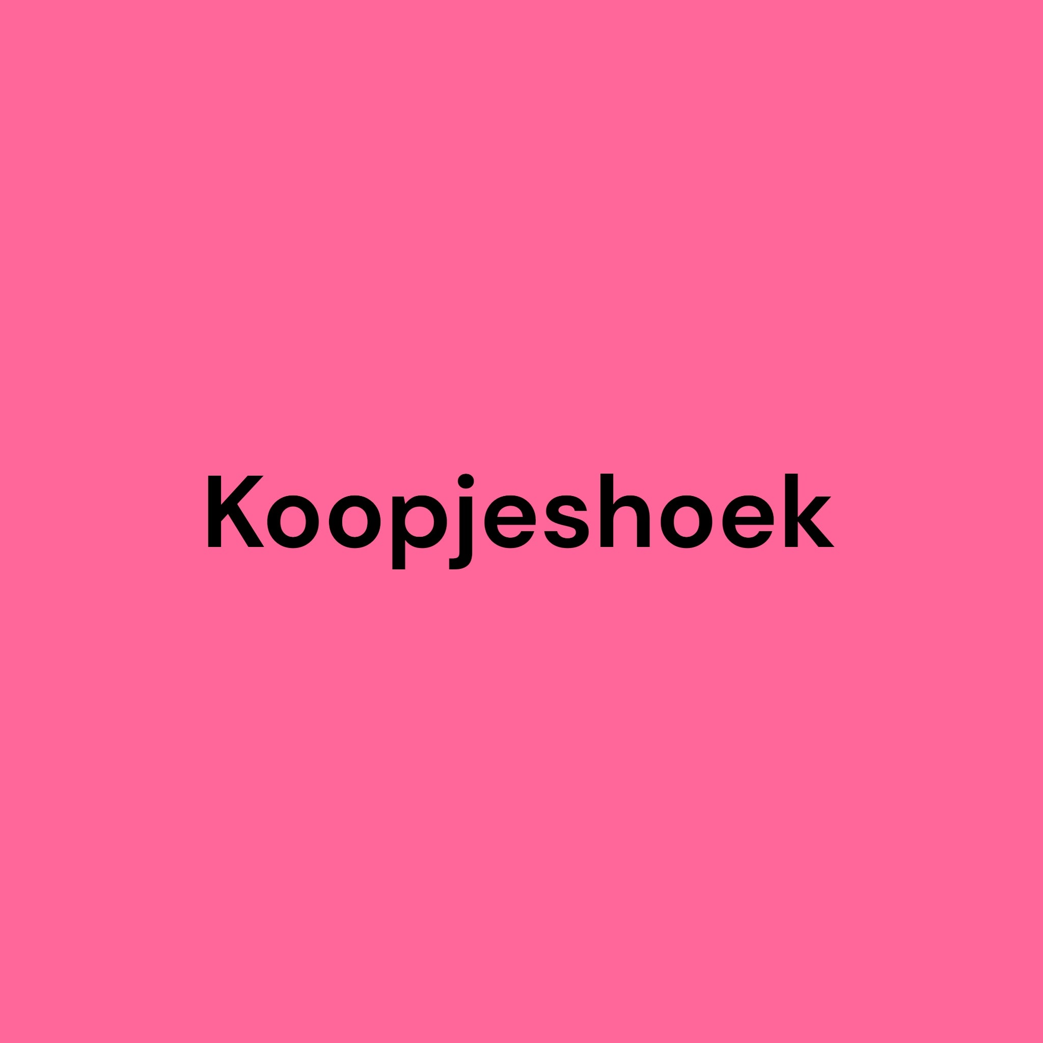 Koopjeshoek