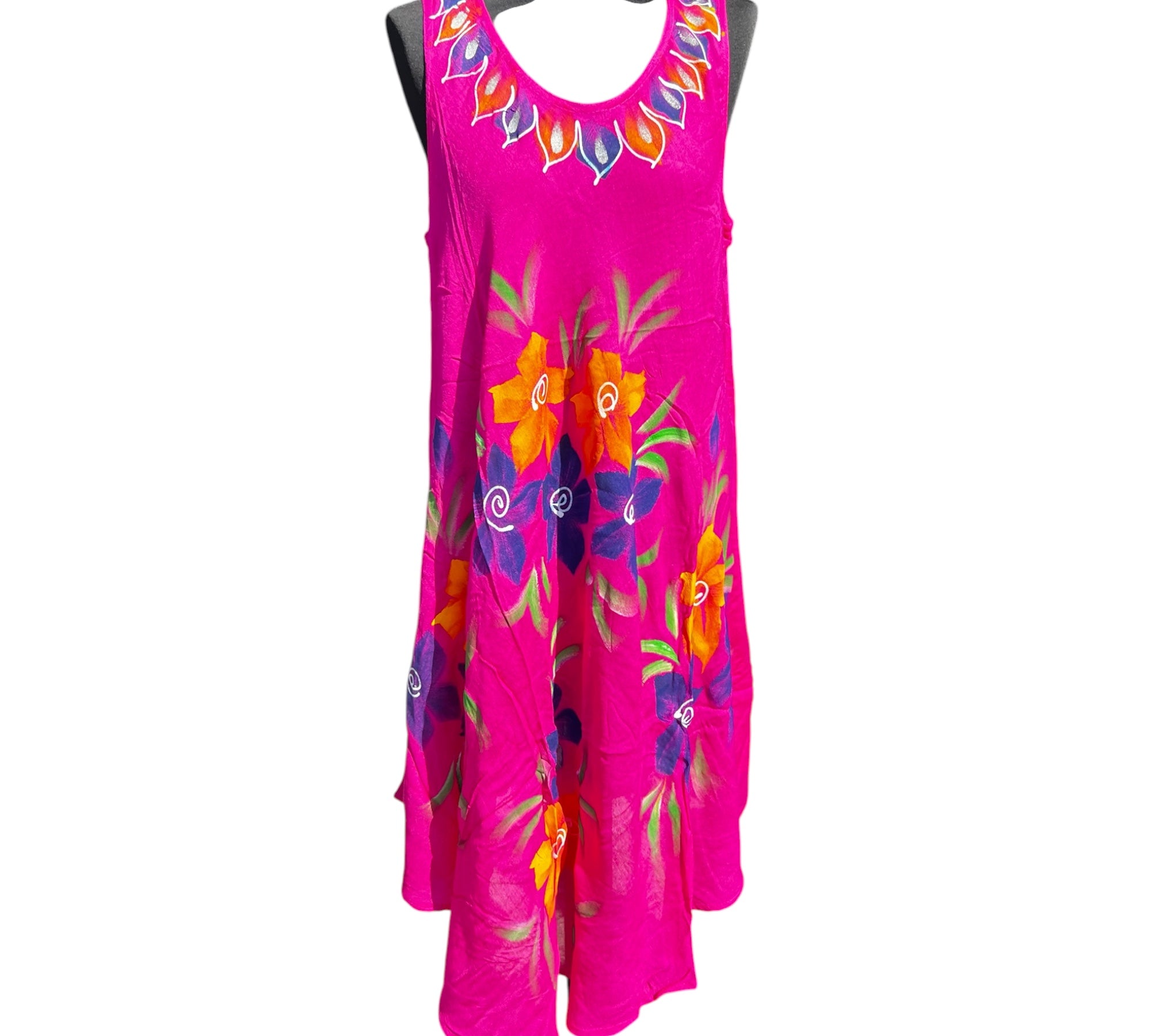 Viscose jurkje One size mt 48 tot 52/54