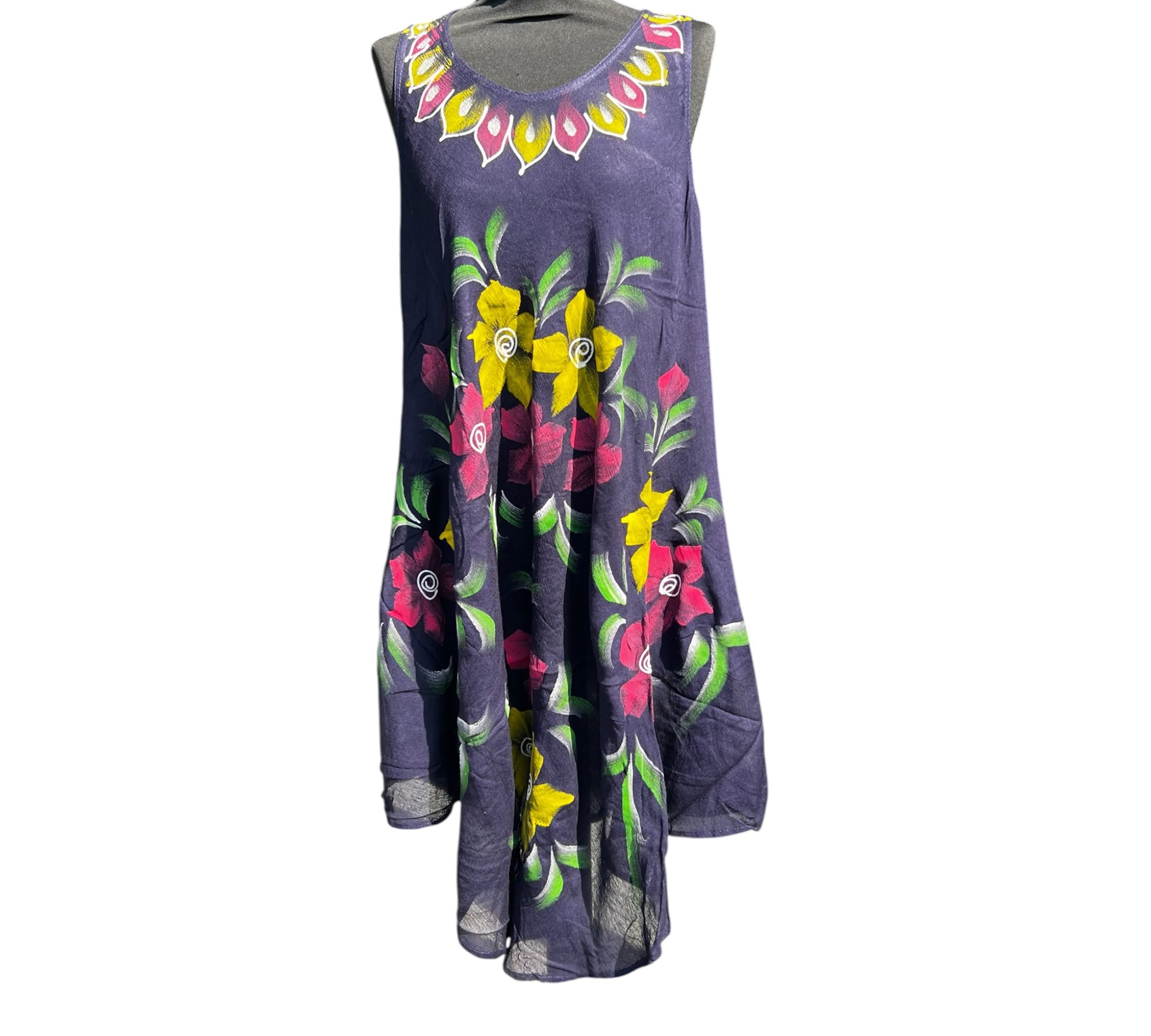 Viscose jurkje One size mt 48 tot 52/54