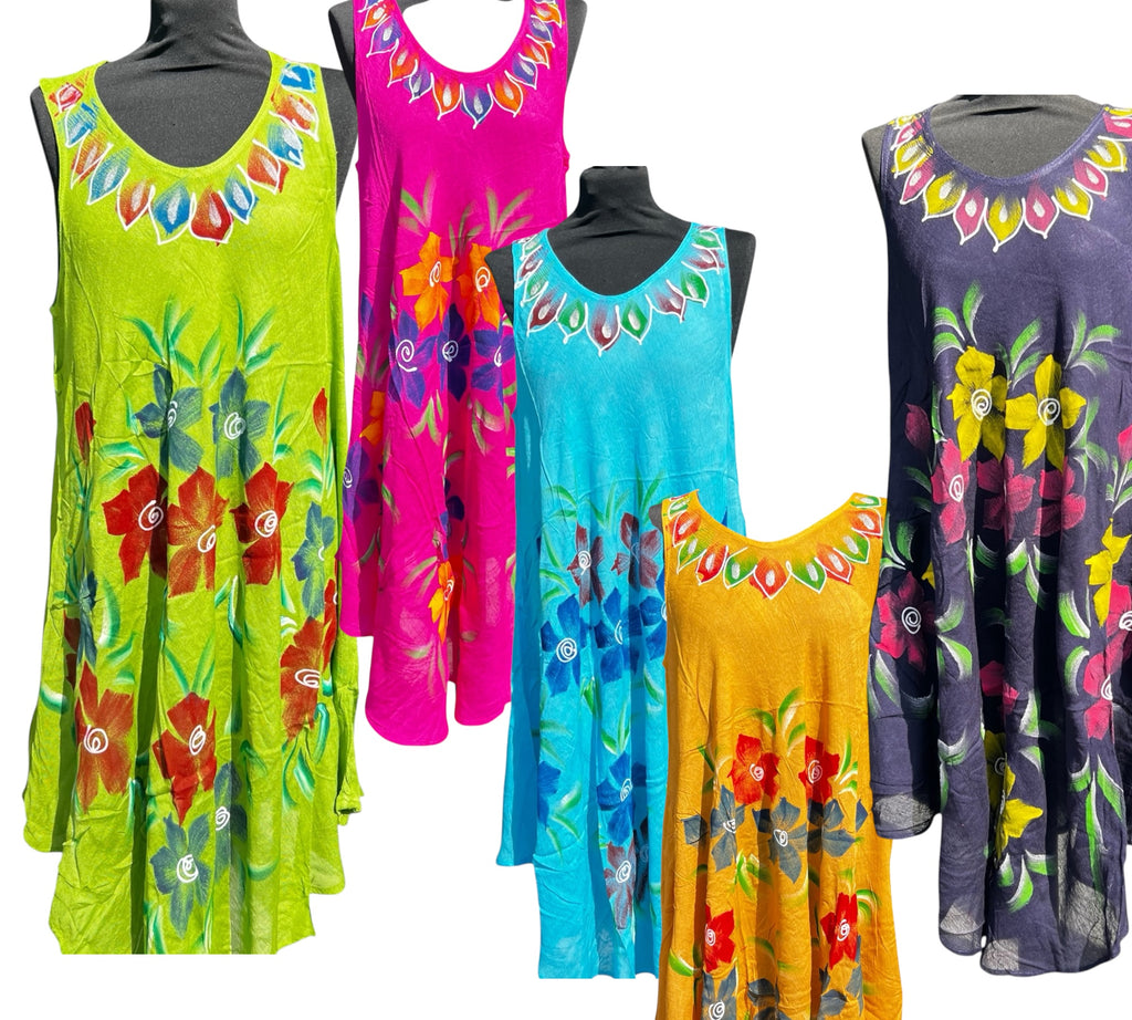 Viscose jurkje One size mt 48 tot 52/54