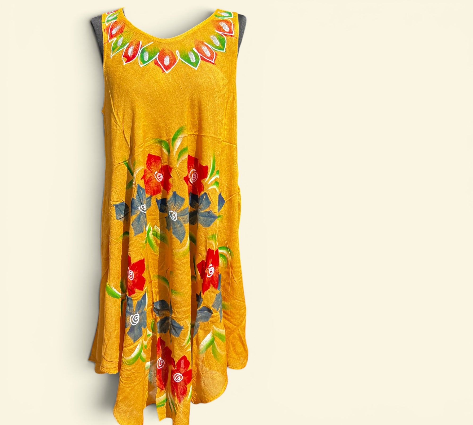 Viscose jurkje One size mt 48 tot 52/54
