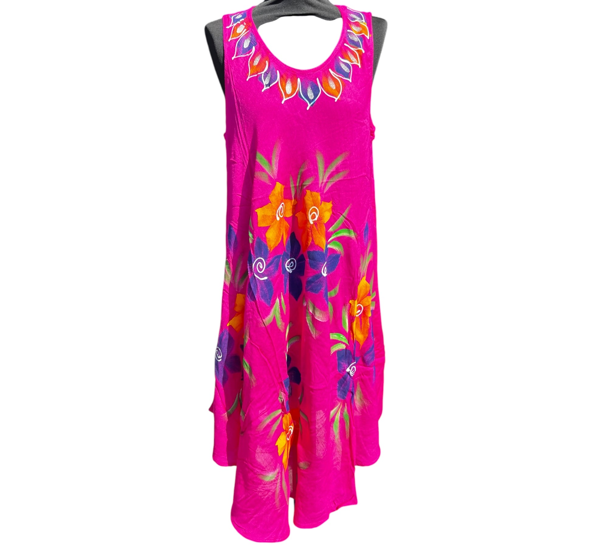 Viscose jurkje One size mt 48 tot 52/54