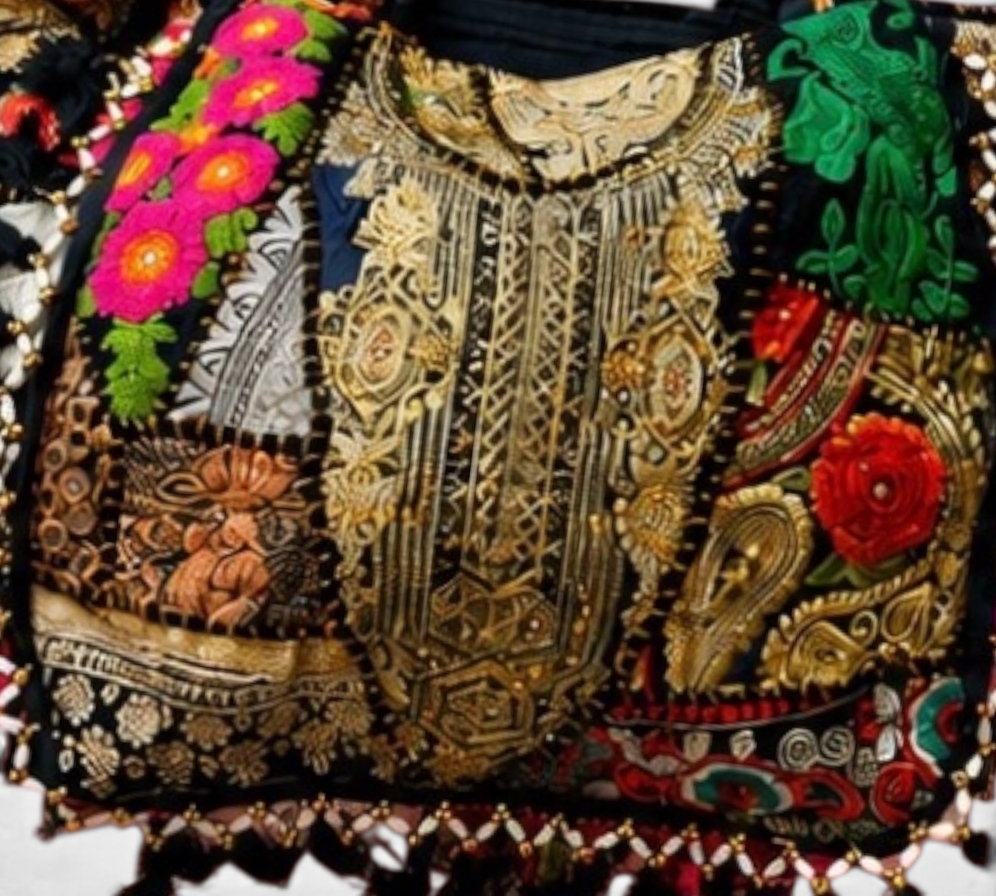 Grote Ibiza Hippie tassen kleurrijk