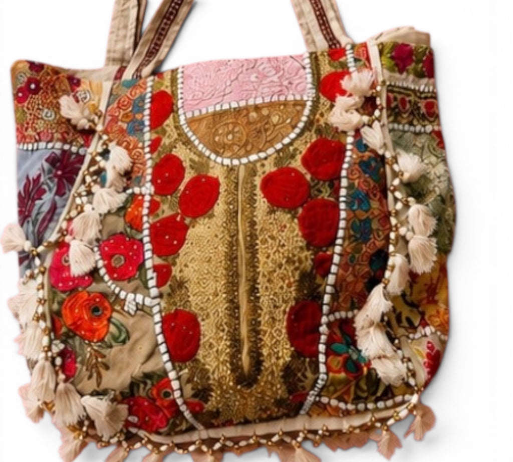 Grote Ibiza Hippie tassen kleurrijk
