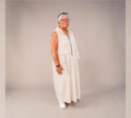 Jurk Plus Size beige Past voor maat 54-56-58