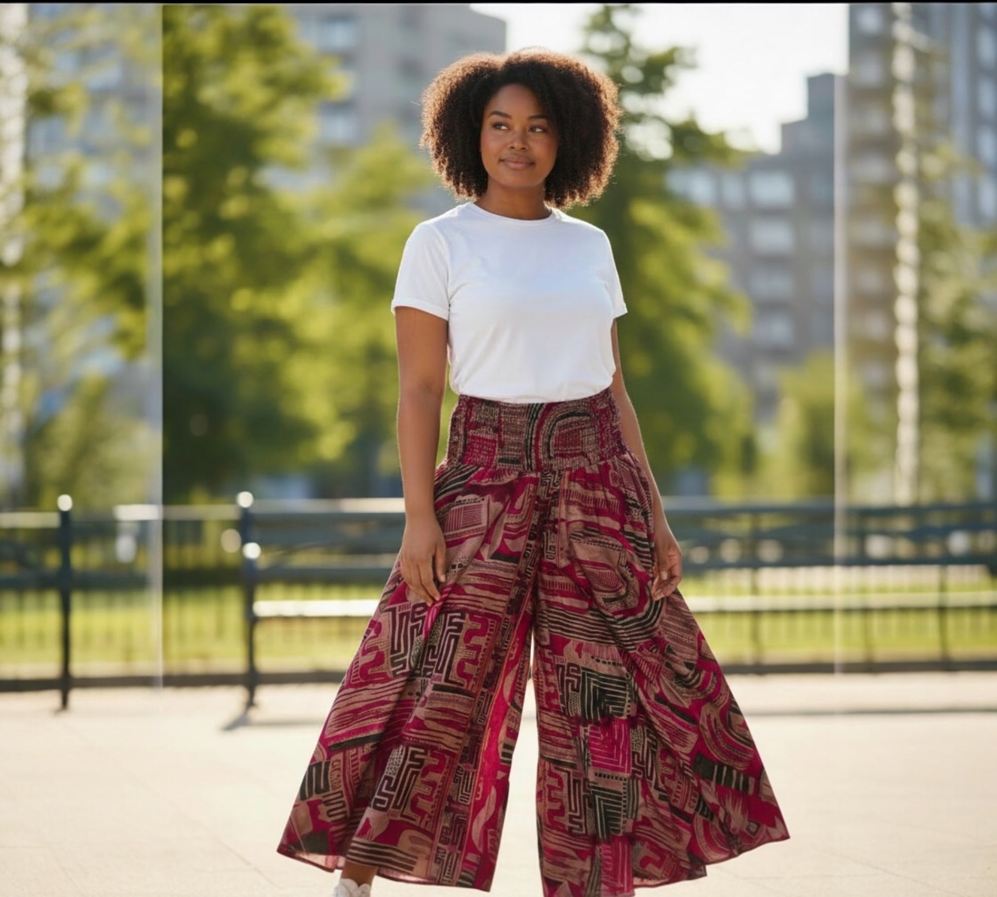 Broek rok One size past voor maat 48-50-52-54