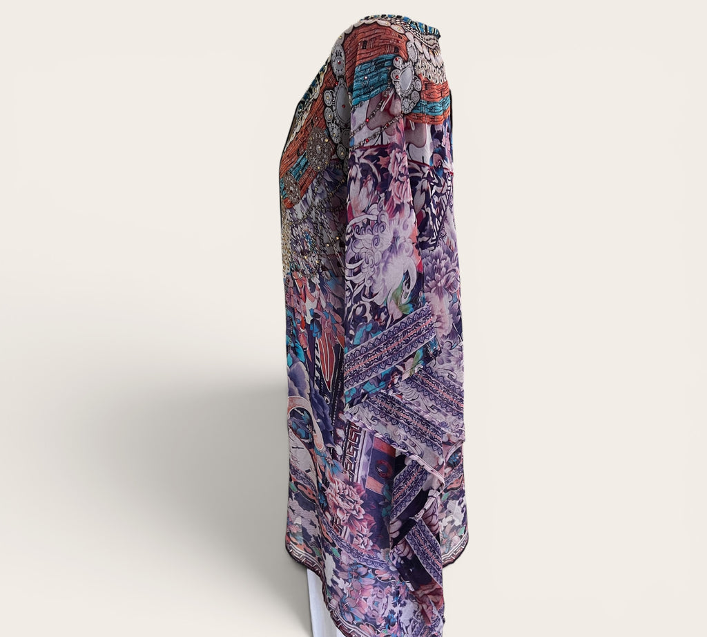 Voile tuniek One size voor alle maten tot 58