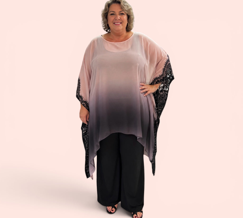 Tuniek Mia Mode Ombre  Plus size  Past voor alle maten (nieuw)