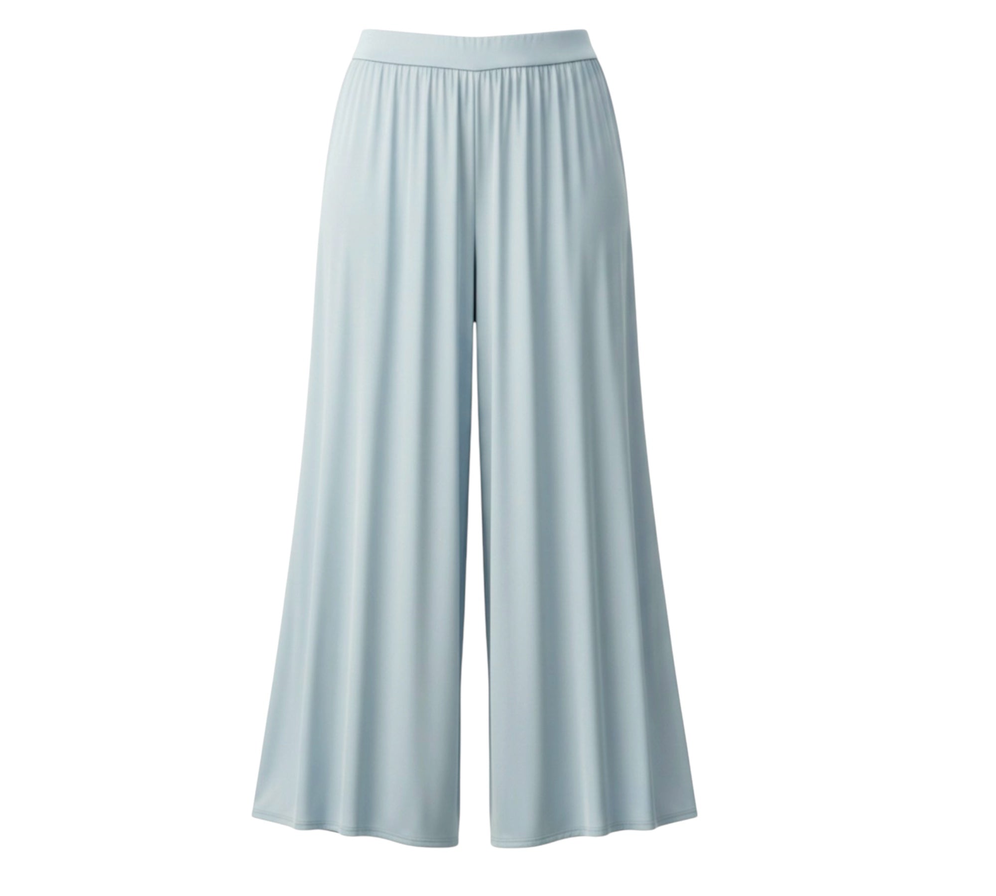 Licht blauwe broek wijde pijpen stretch One size