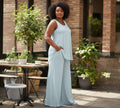 Top licht blauw One size stretch