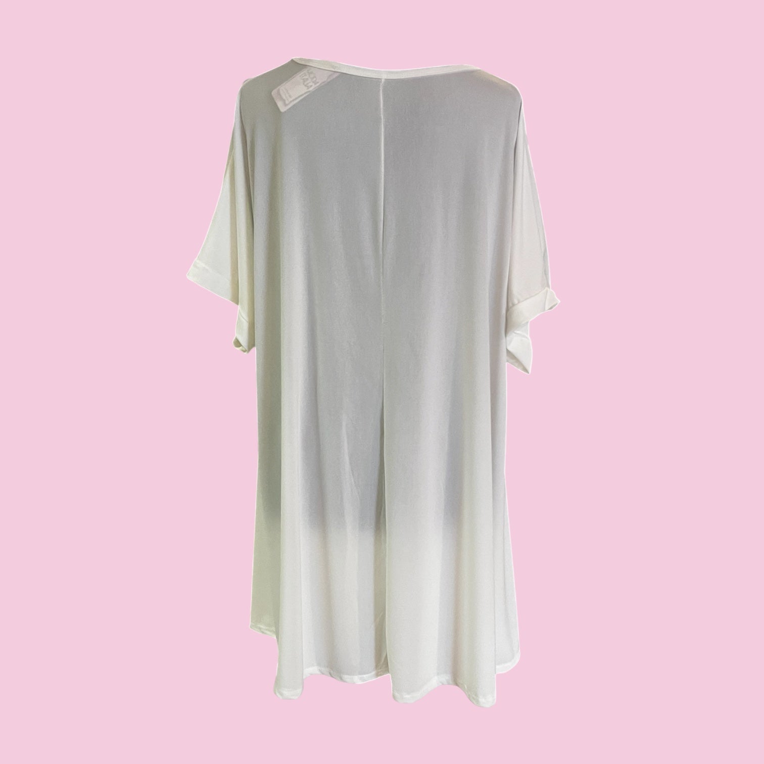 Shirt stretch iets Alijn gebroken wit One size makkelijk tot maat 56/58
