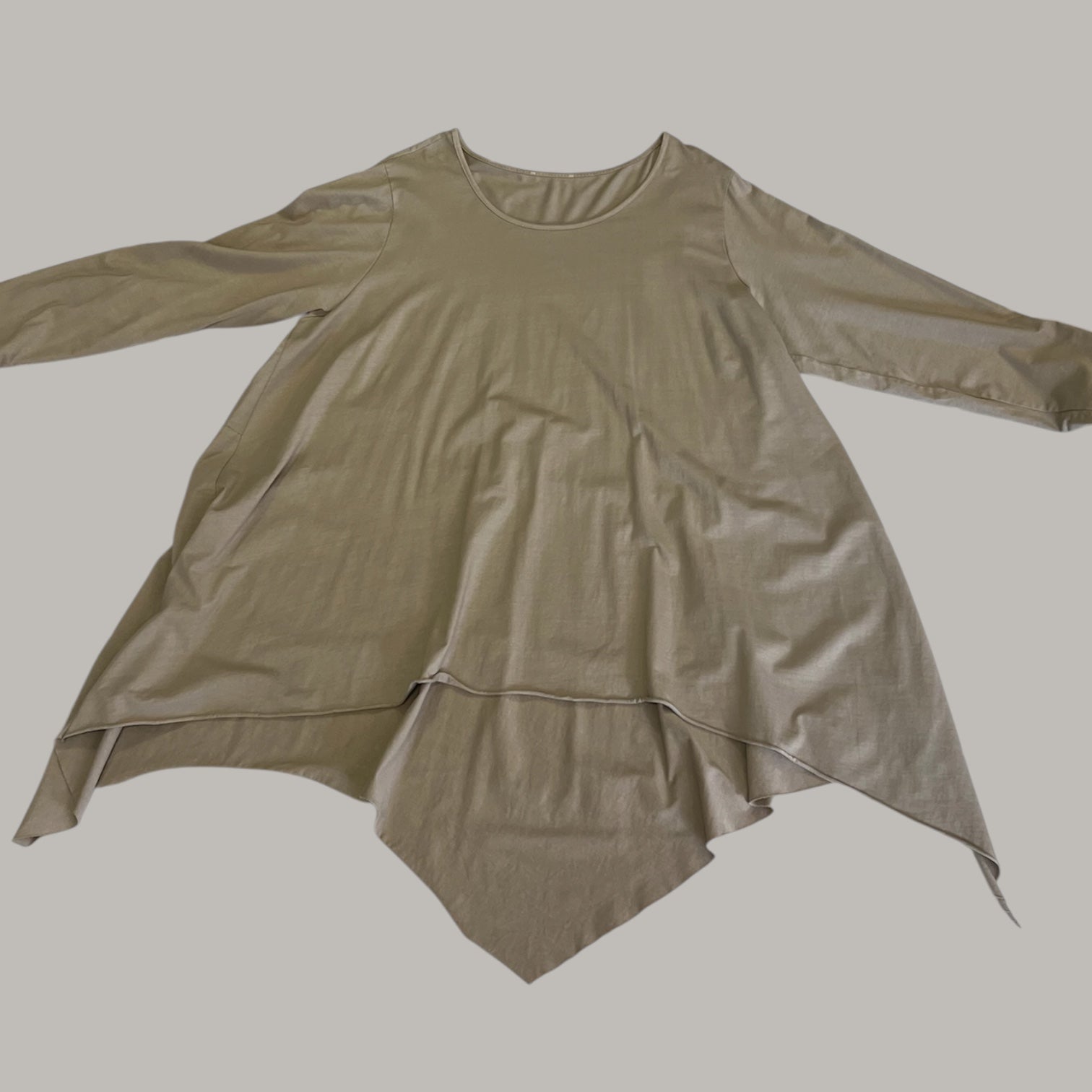 Moonshine Alijn Asymmetrisch tuniek tricot mt 2 past voor maat 50-52-54