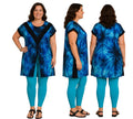Apart tuniek Luna serena in batik past voor maat  52-54-56 kleine 58