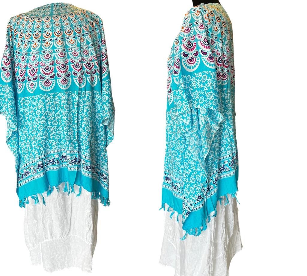 Luna Serena Open poncho One size past voor alle maten tot maat 52/54