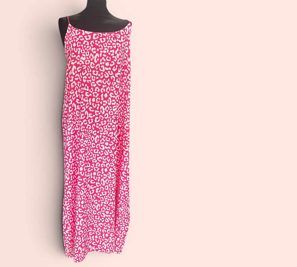 Maxi jurk viscose past voor maat 48-50-52