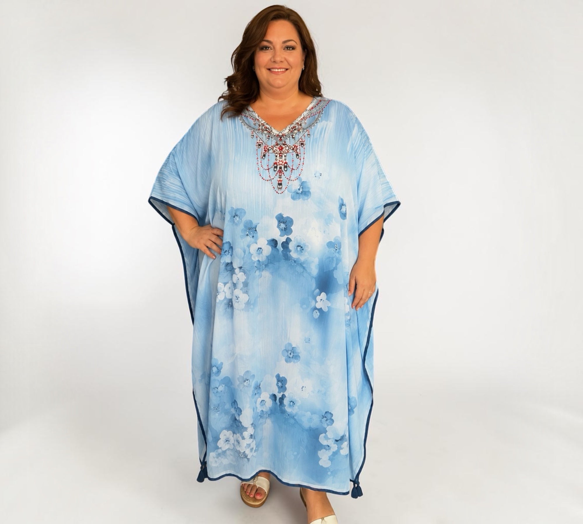 Dunne Kaftan One size past voor alle maten Viscose