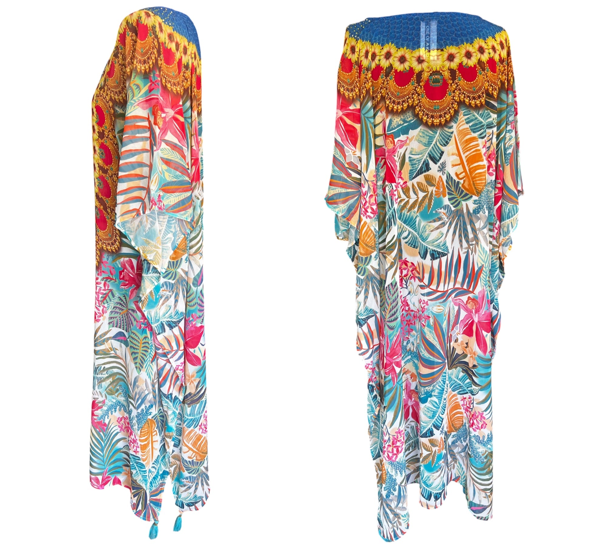 Dunne kaftan maxi past voor alle maten