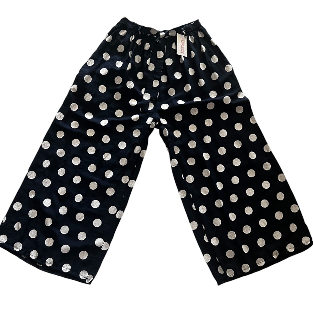 Wijde polka dot broek One size past voor maat 48 tot 52/54