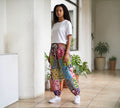 Patch work broek past voor maat 40-42-44-46