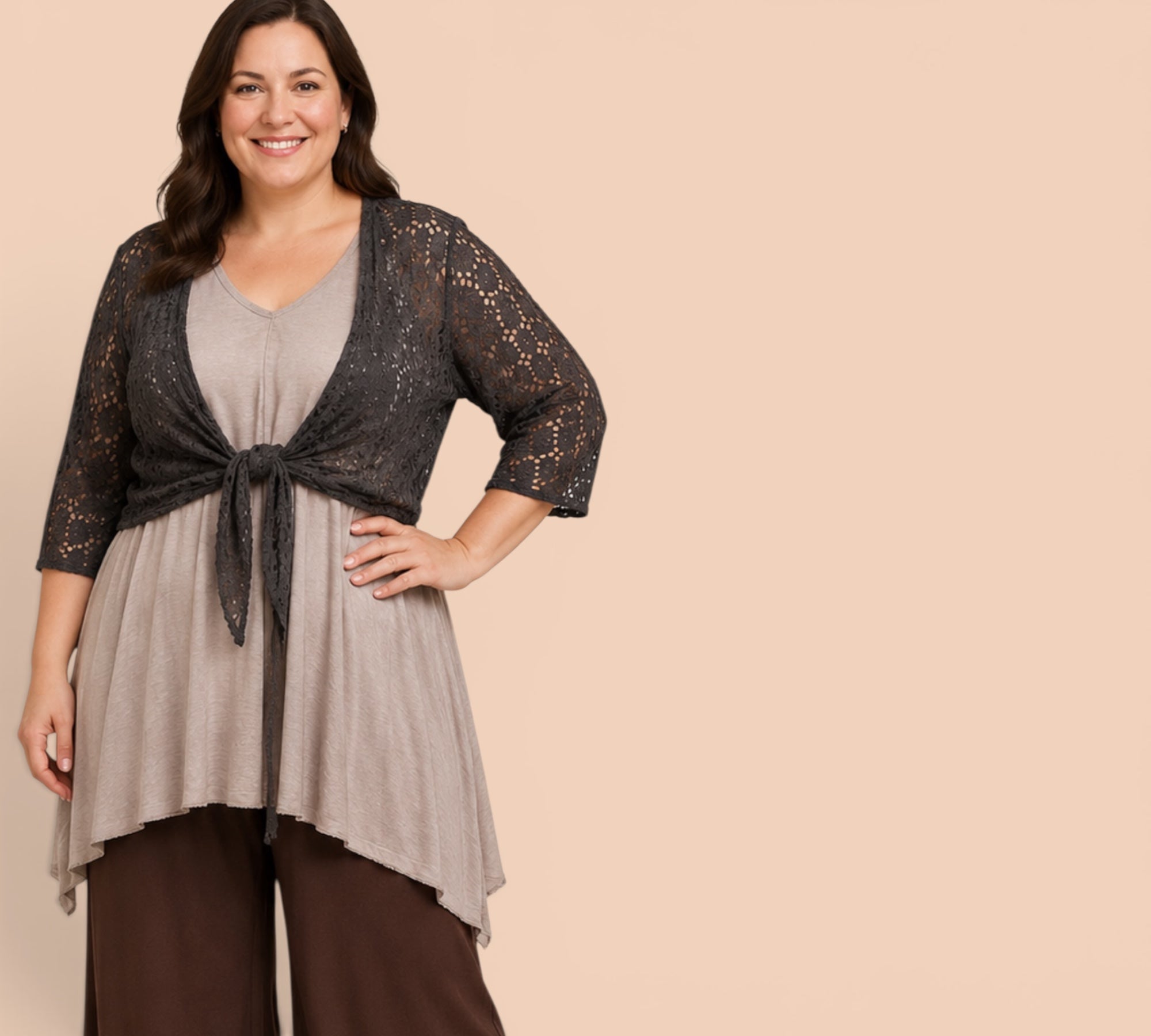 Alijn wijde top Plus Size voor meerder maten
