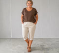 Capri La Bass in jogger stijl stretch past voor maat 48-50-52