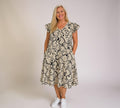 Prachtig Klokkend Alijn jurkje met hartjes Plus size tot maat 58