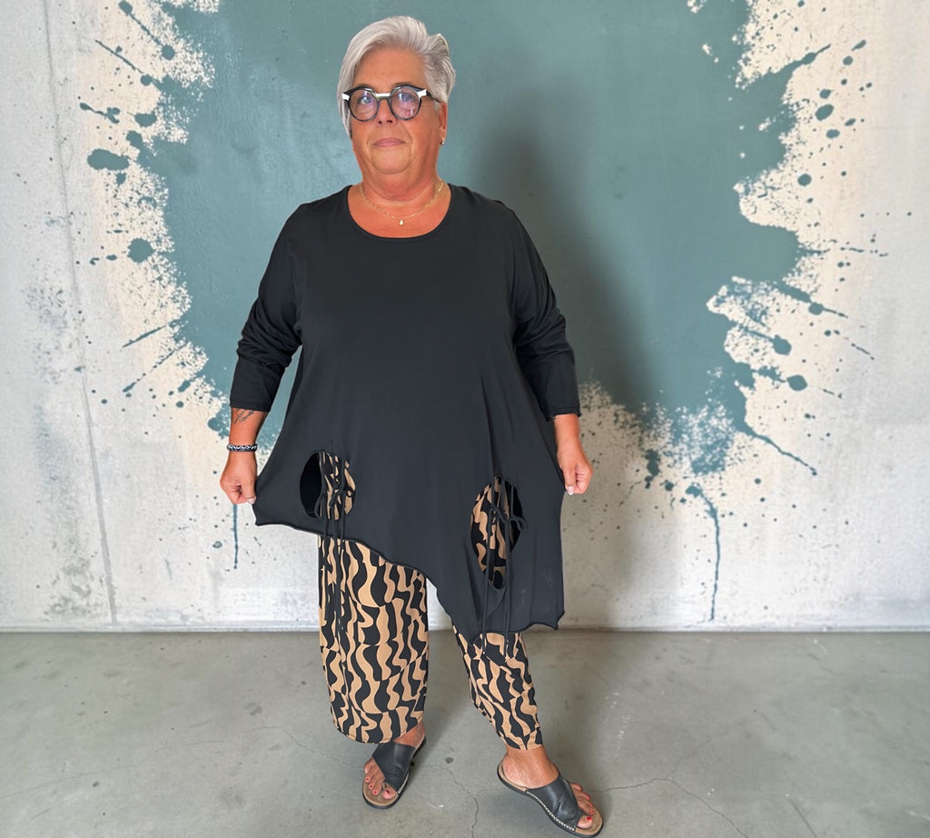 A-symetrisch Alijn shirt One size past voor maat