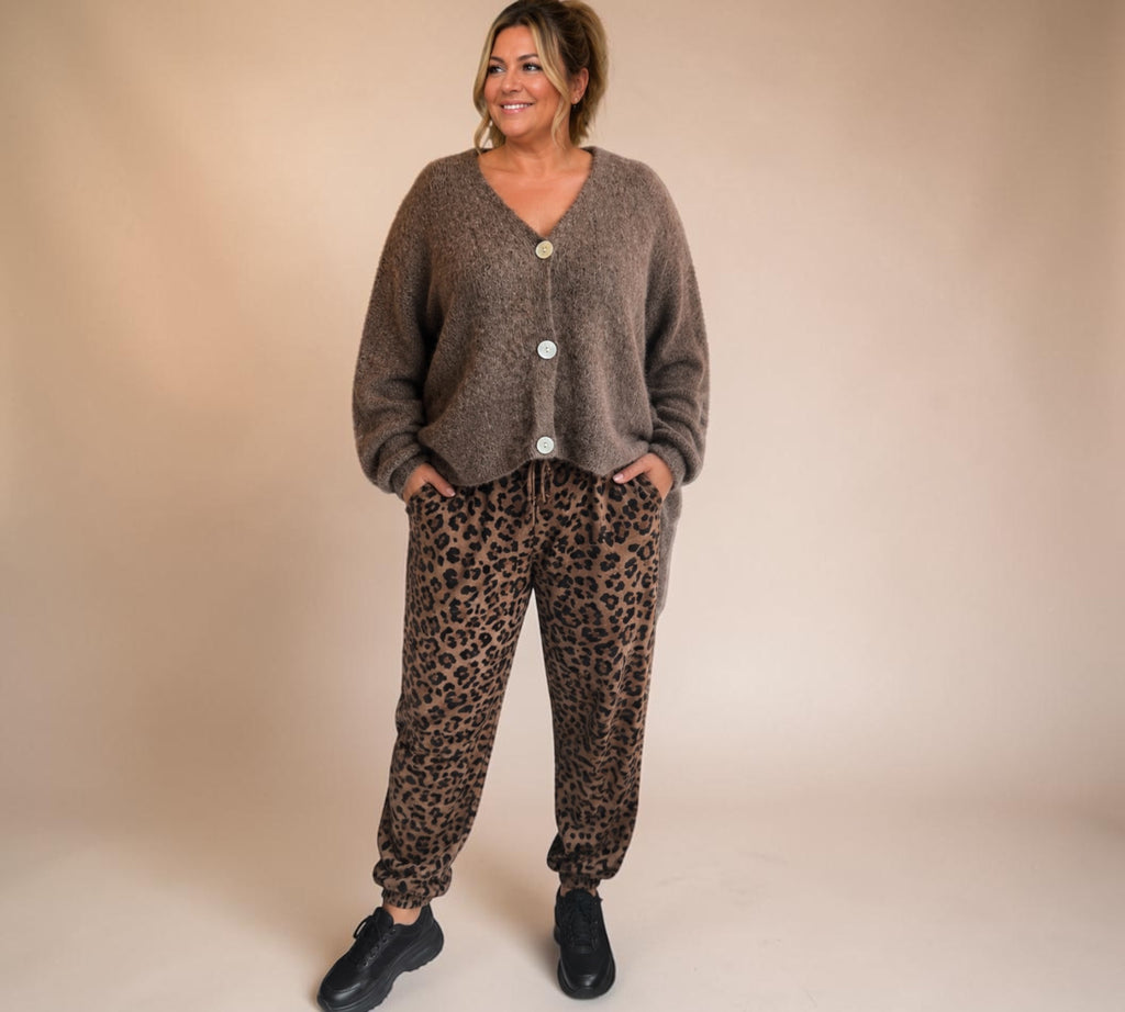 Vest bruin One size tot maat 58