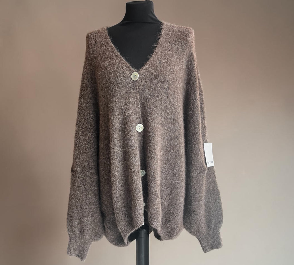 Vest bruin One size tot maat 58