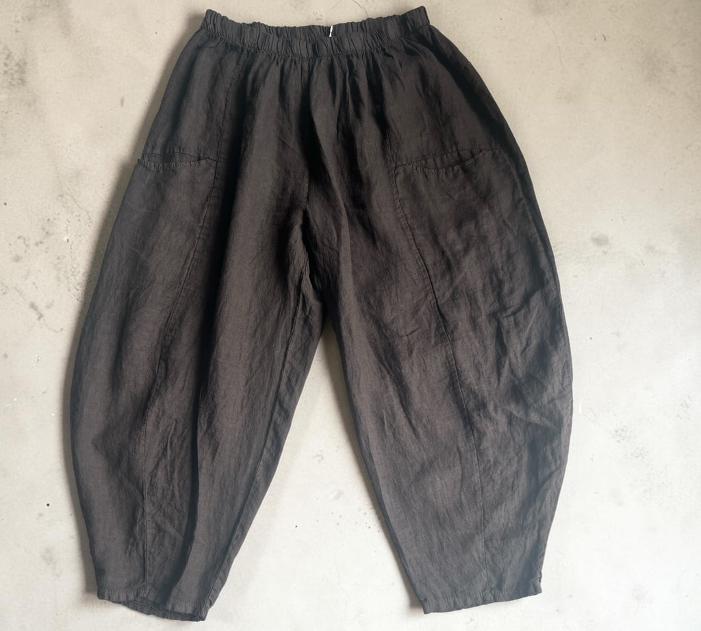 Linnen broek (ballon model) maat 4 past voor  50-52-54 Moonshine