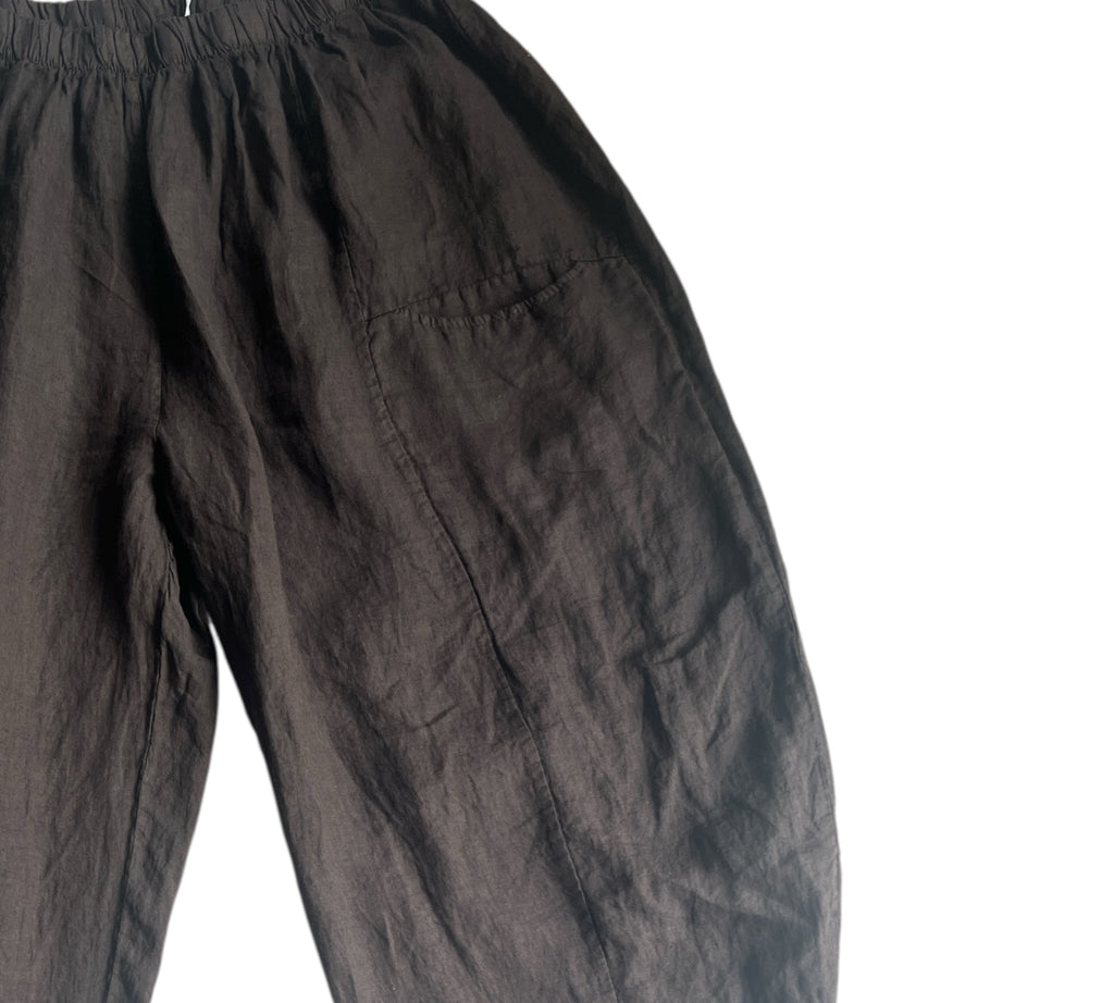 Linnen broek (ballon model) maat 4 past voor  50-52-54 Moonshine