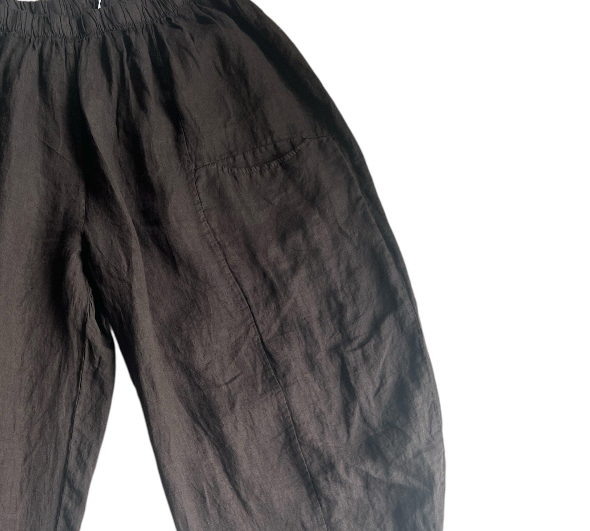 Linnen broek (ballon model) maat 4 past voor  50-52-54 Moonshine