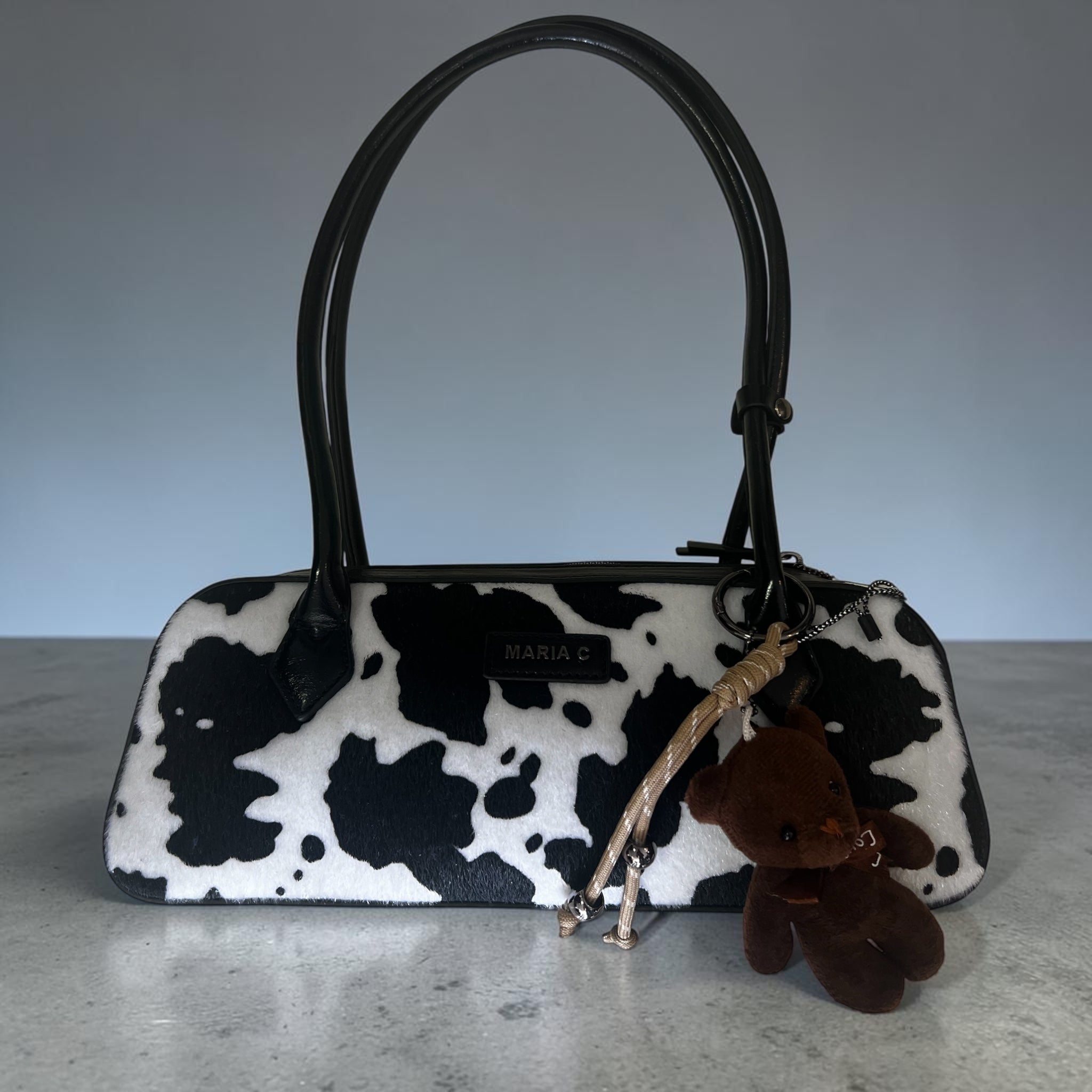 Koeien print  tasje breed