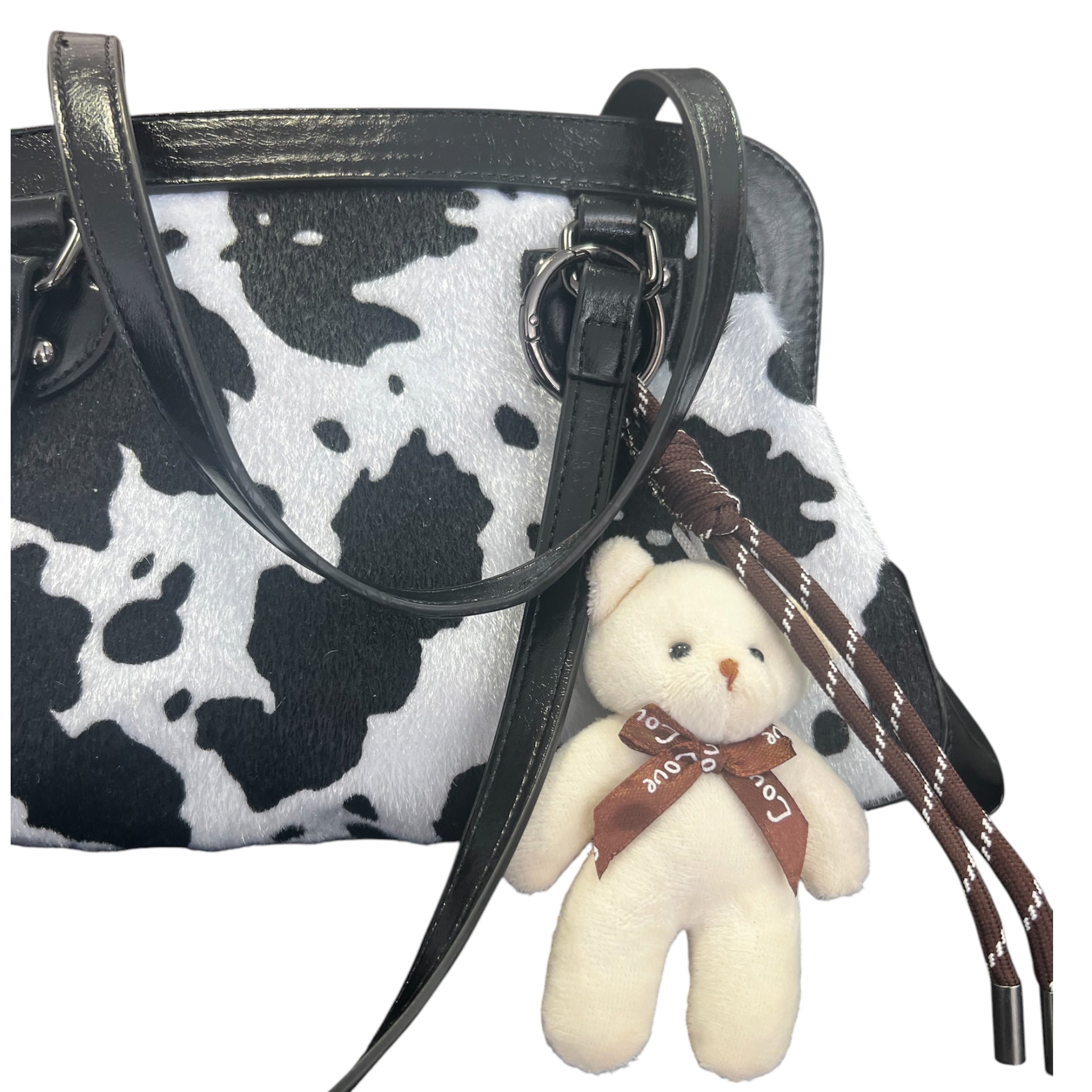 Koeien print hand tas
