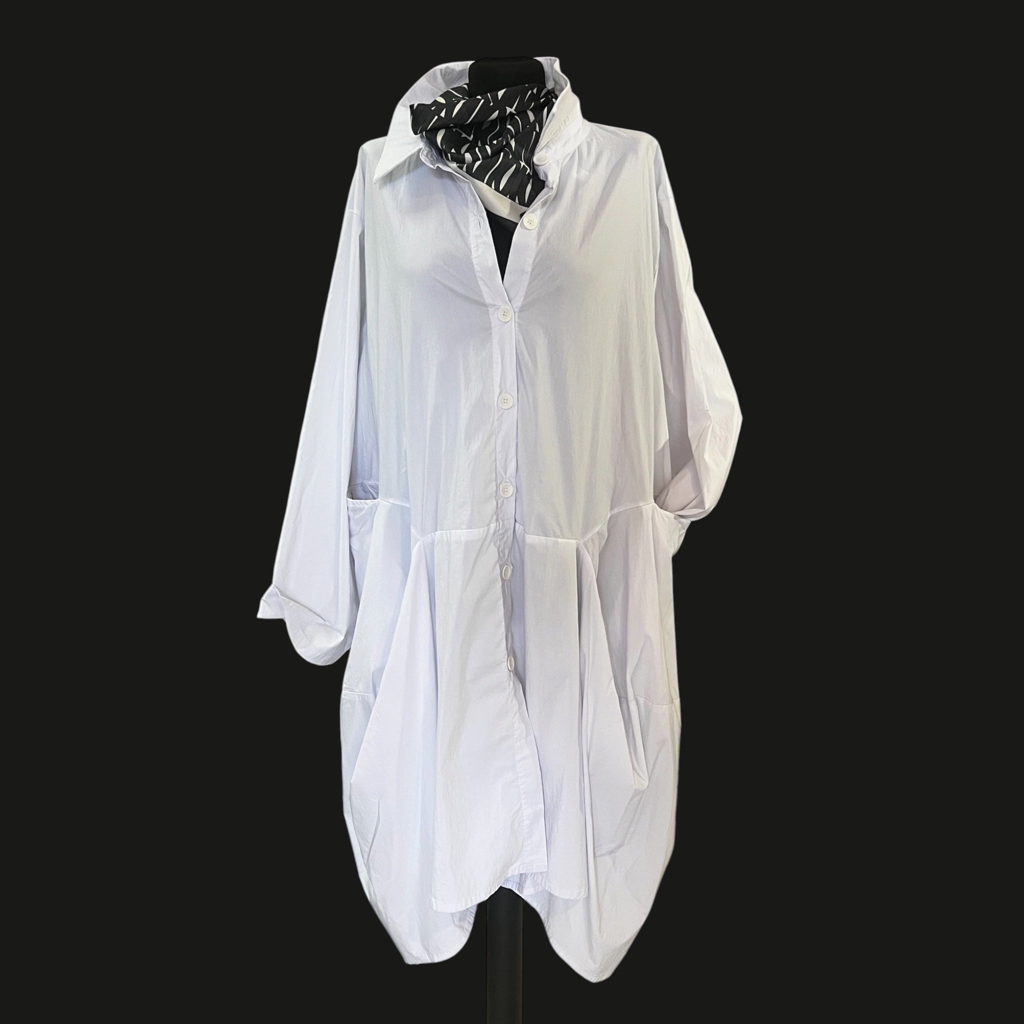 Moonshine stretch lange blouse/jurk maat 54-56-58