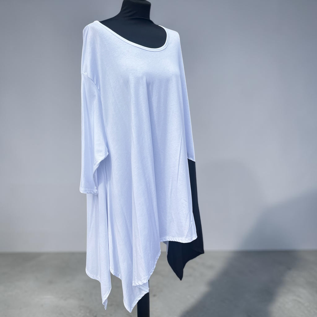 Moonshine Alijn tuniek zwart /wit nieuw mt 50-52-54