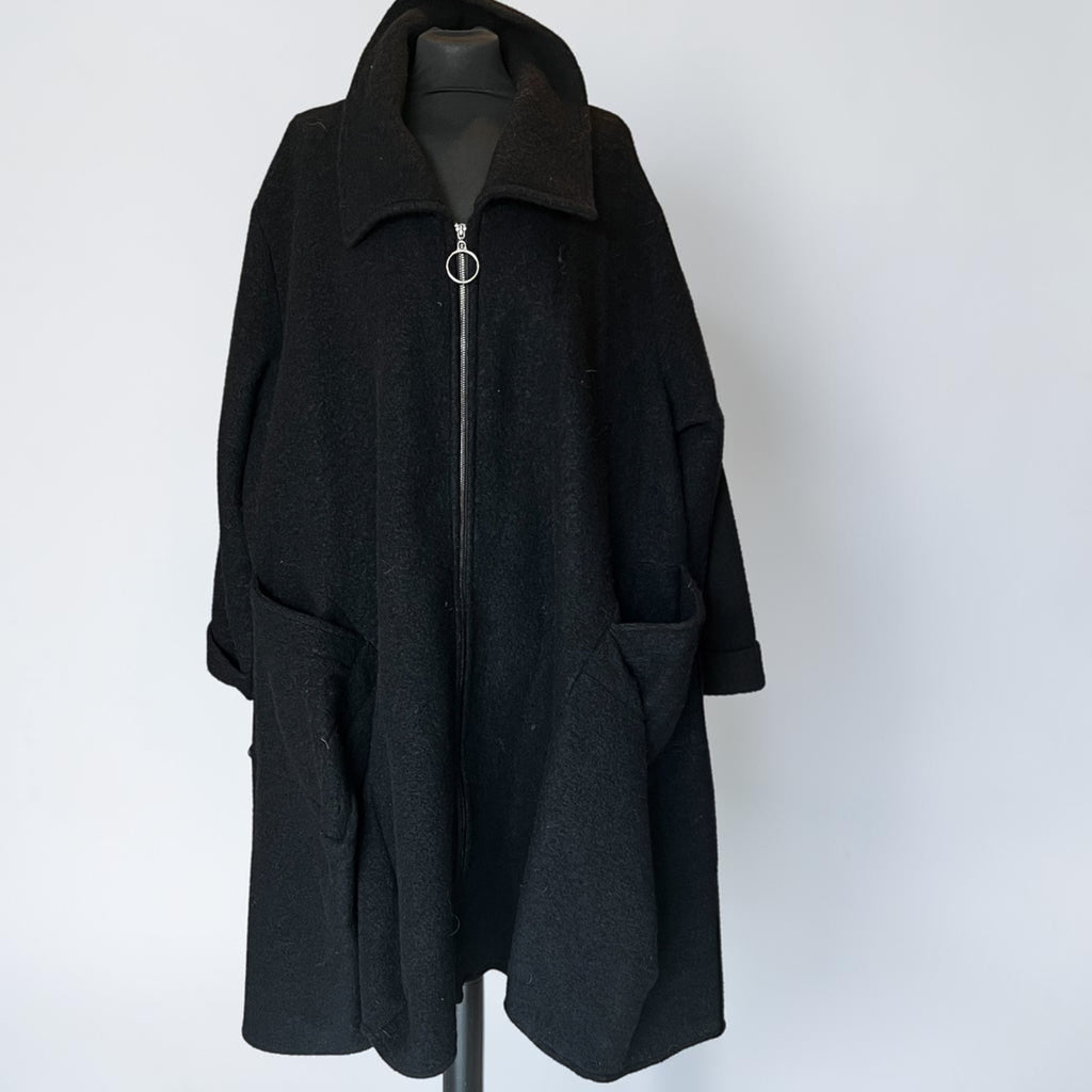 Moonshine Alijn winter  jas maat 54-56-58 zwart