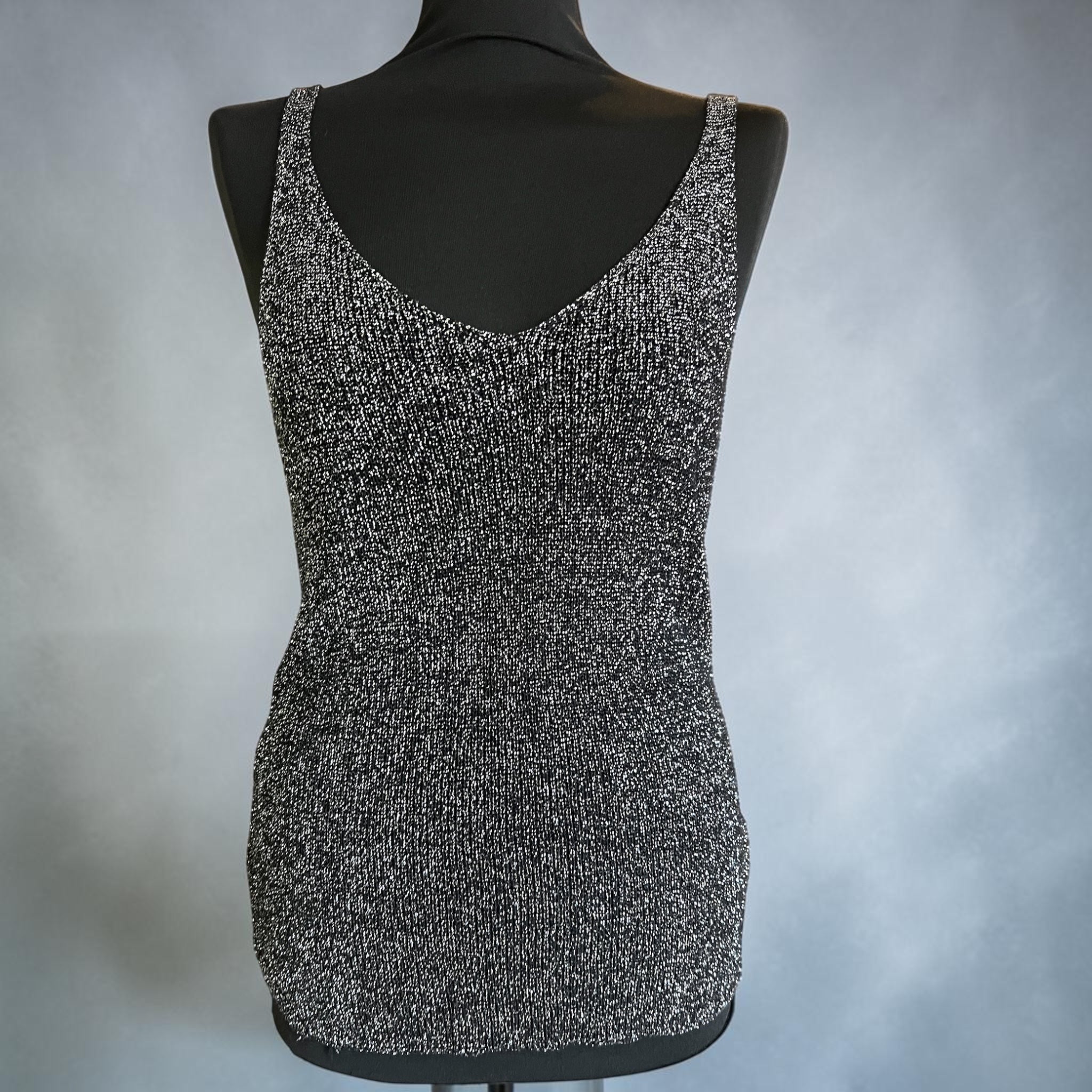 Top met lurex draad past voor maat 38-40-42