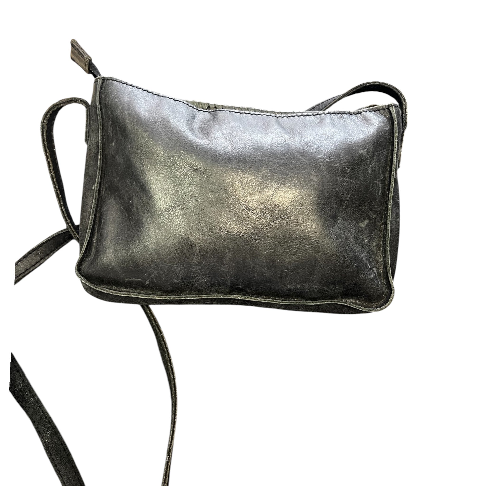 Leren tasje cross over met animal print