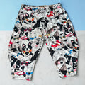 Ruime broek met hondje past voor maat 56-58-60