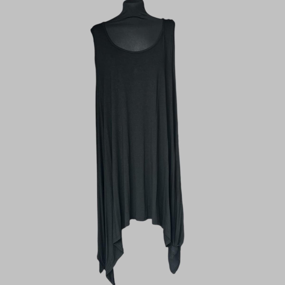Top Asymmetrisch Moonshine zwart past voor maat 54=56-58