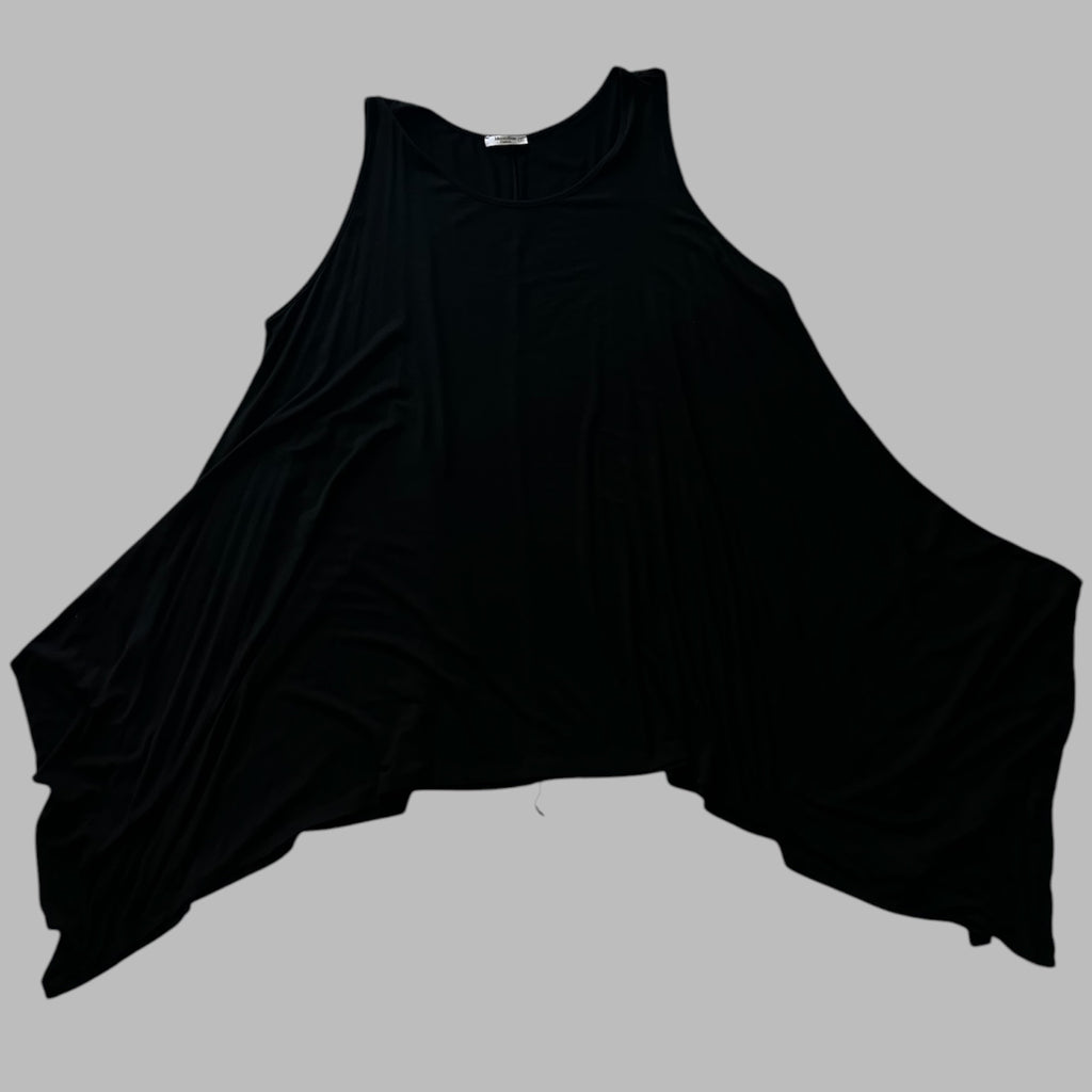 Top Asymmetrisch Moonshine zwart past voor maat 54=56-58