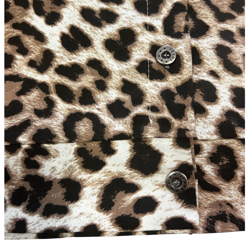 Panter blouse stretch past voor maat  52-54-56-68