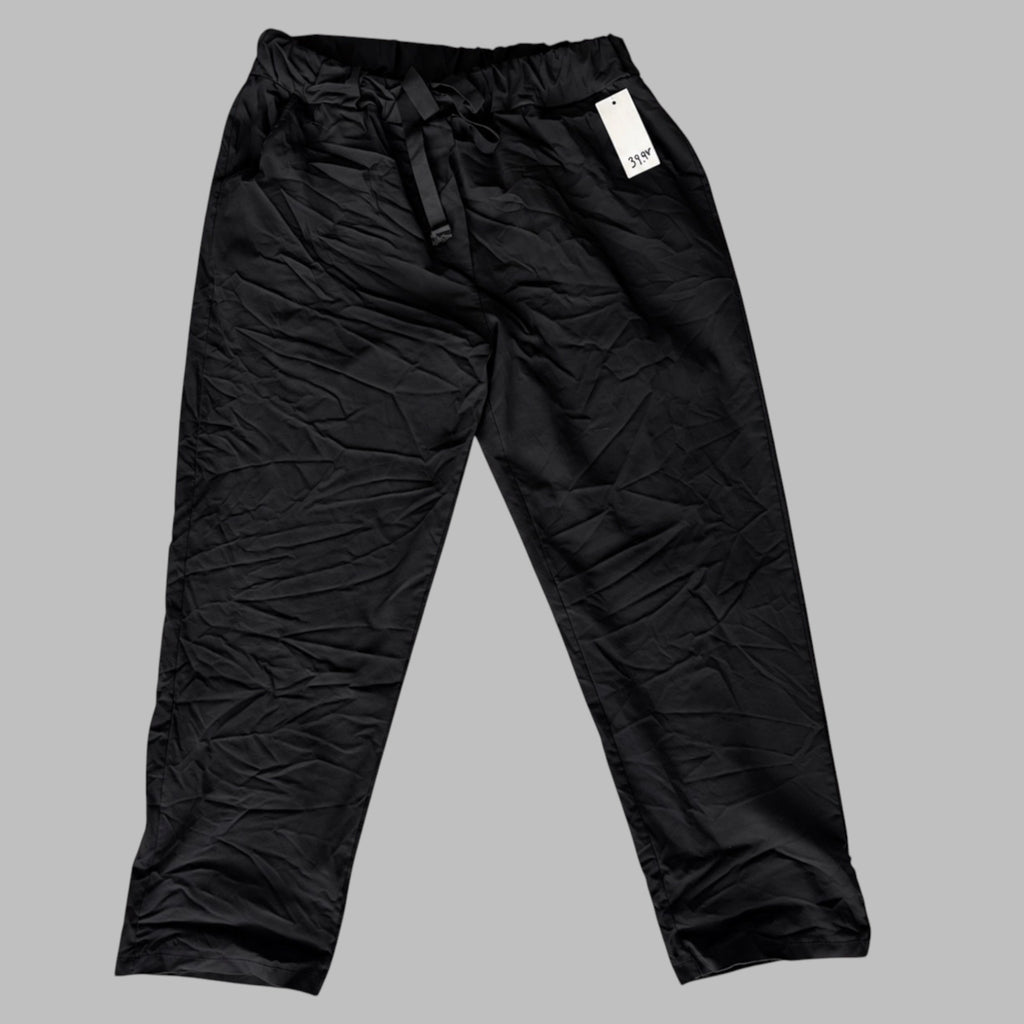 Jogger zwart stretch past voor maat 50-52-54
