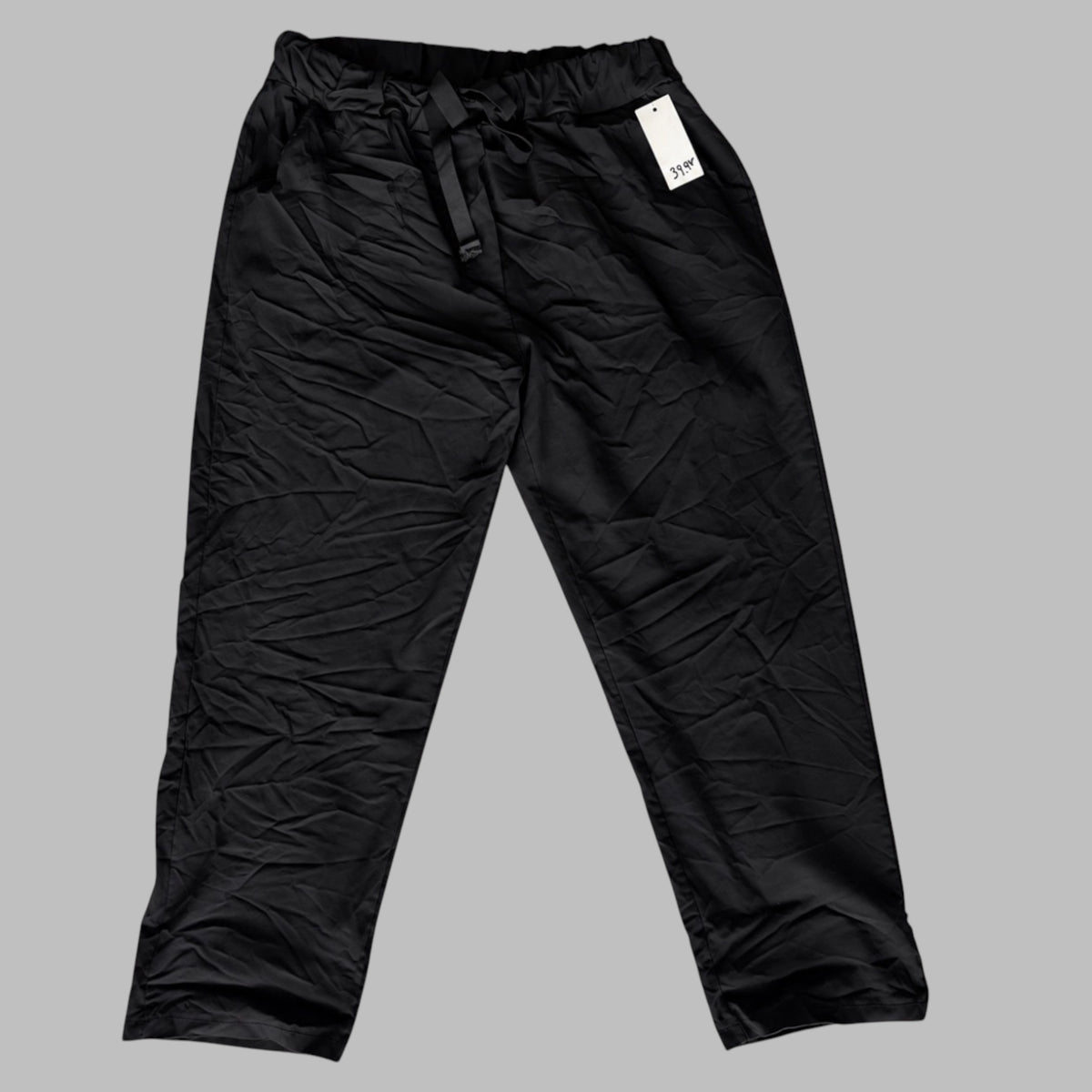 Jogger zwart stretch past voor maat 50-52-54