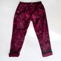 Jogger One size bordeaux past voor maat 38-40-42