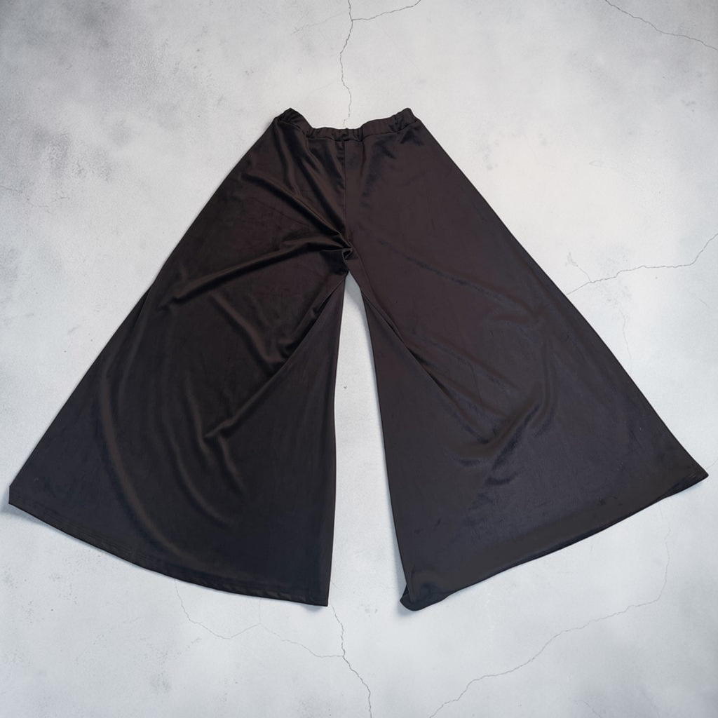Fluwelen broek wijde pijpen One size past voor maat 48-50-52-54