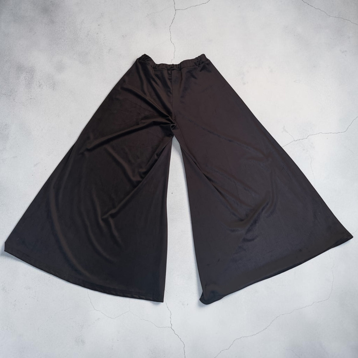 Fluwelen broek wijde pijpen One size past voor maat 48-50-52-54