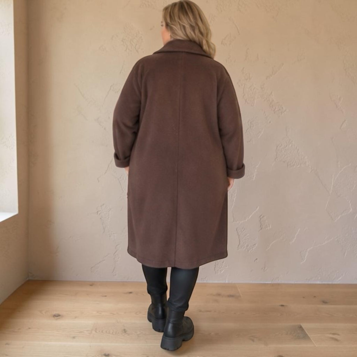 Jas (blazer model ) bruin past voor maat 48 tot 54