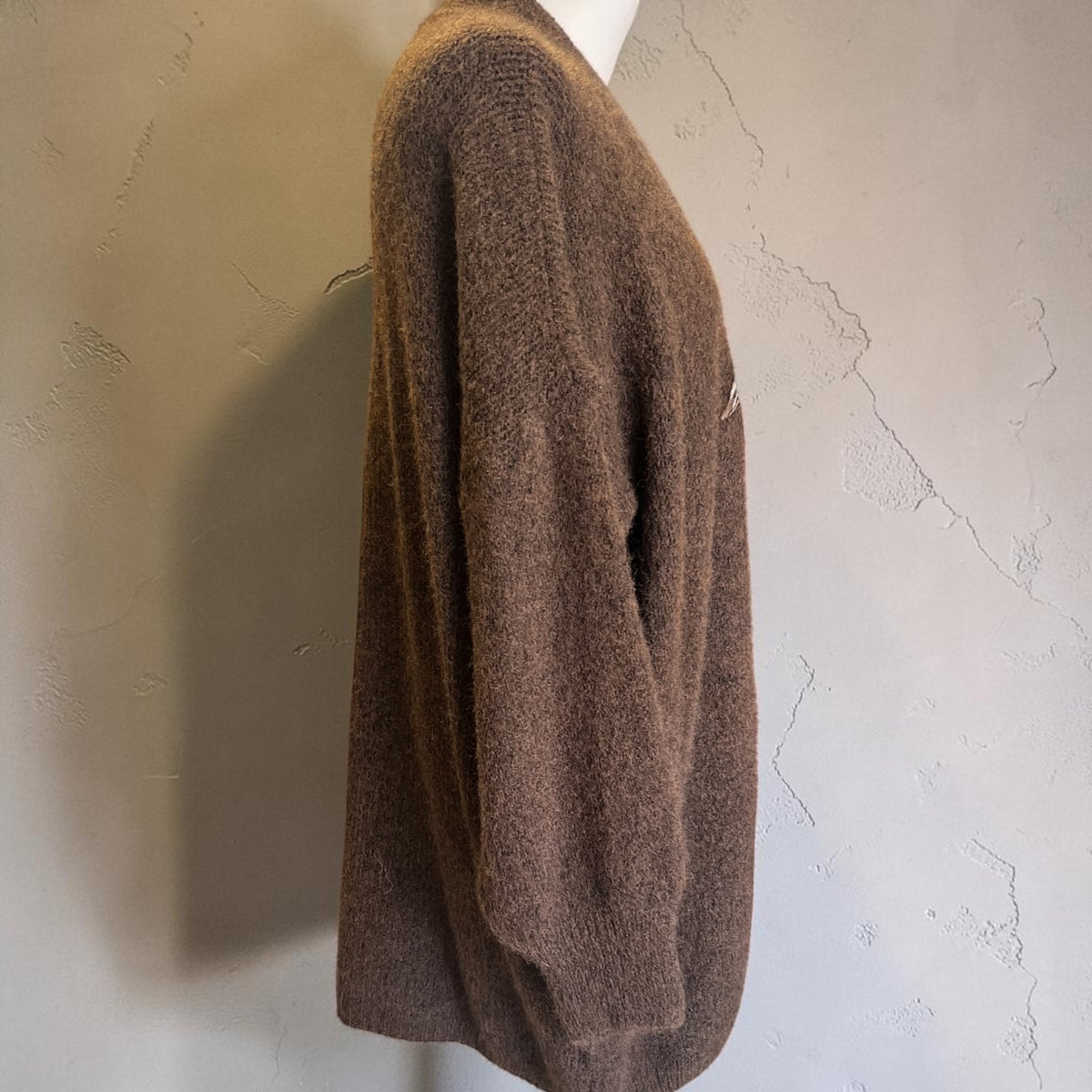 Vest bruin Plus size past voor maat 48 tot 58